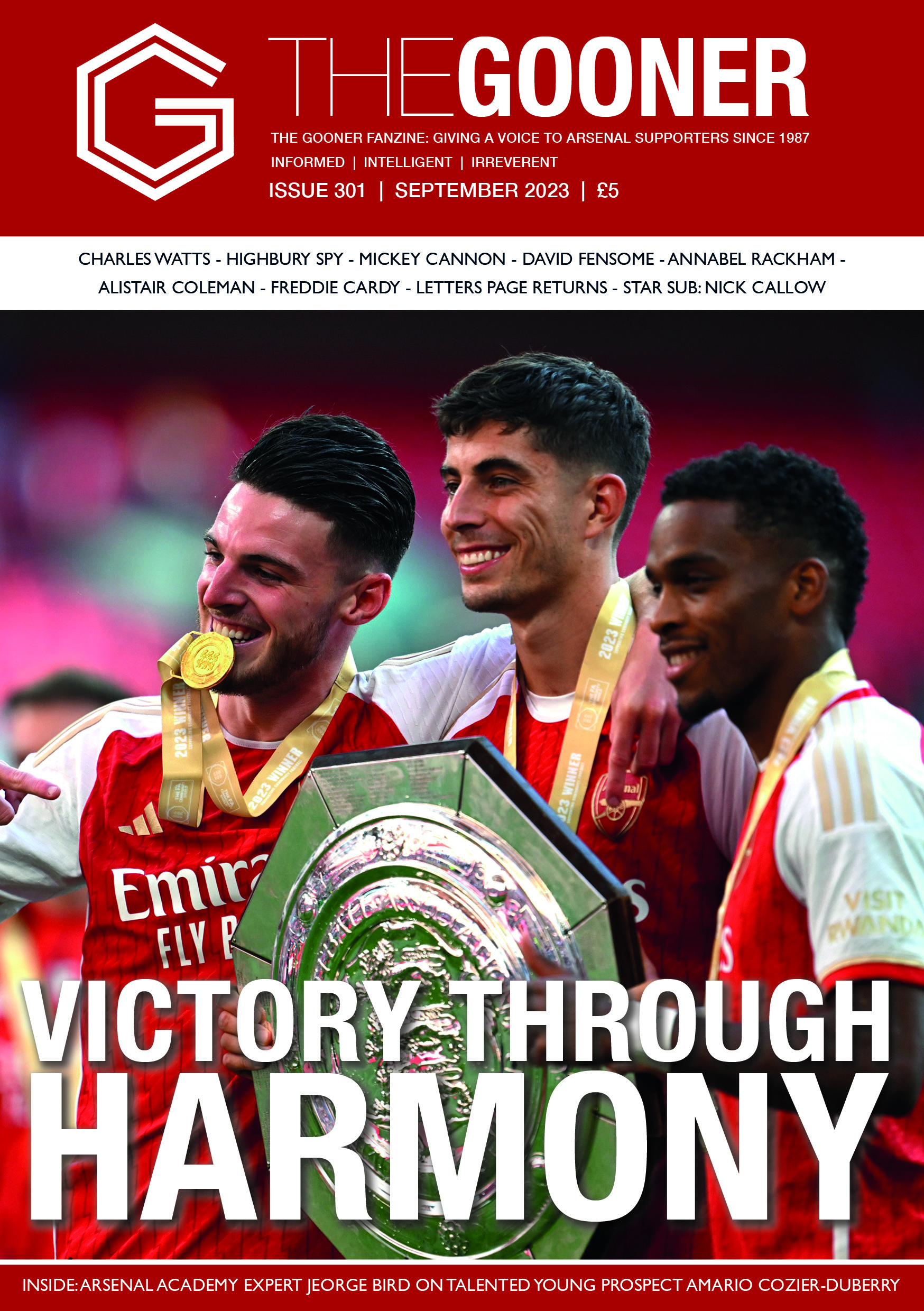 Gooner Issue 301 (NON-UK - Shipping Included)